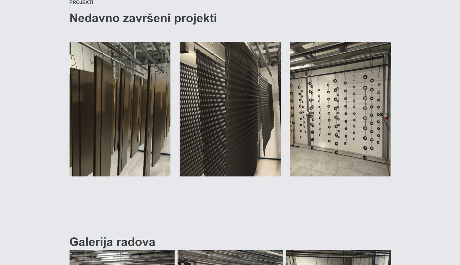 Galerija izvedenih projekata plastifikacije metala na Barišić Plast webu
